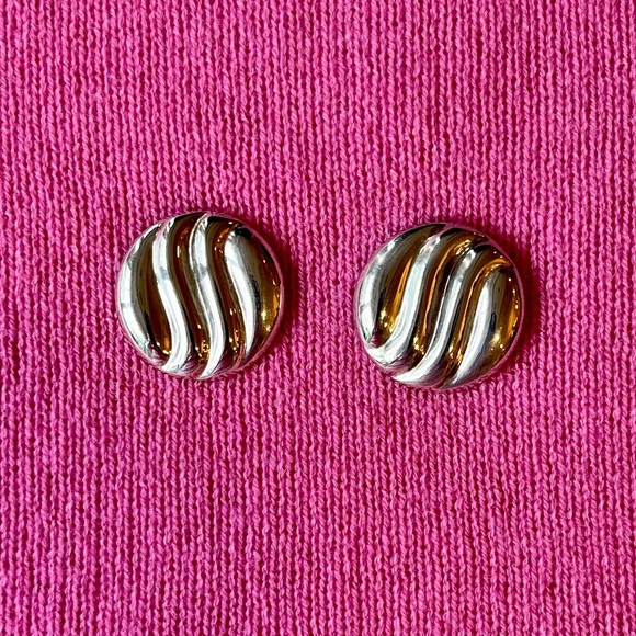 925 Puffy Round Disc Earrings | 925 Silver Jewellery | A  Fortunoff 925 Sterling Silver  Disc  Earrings